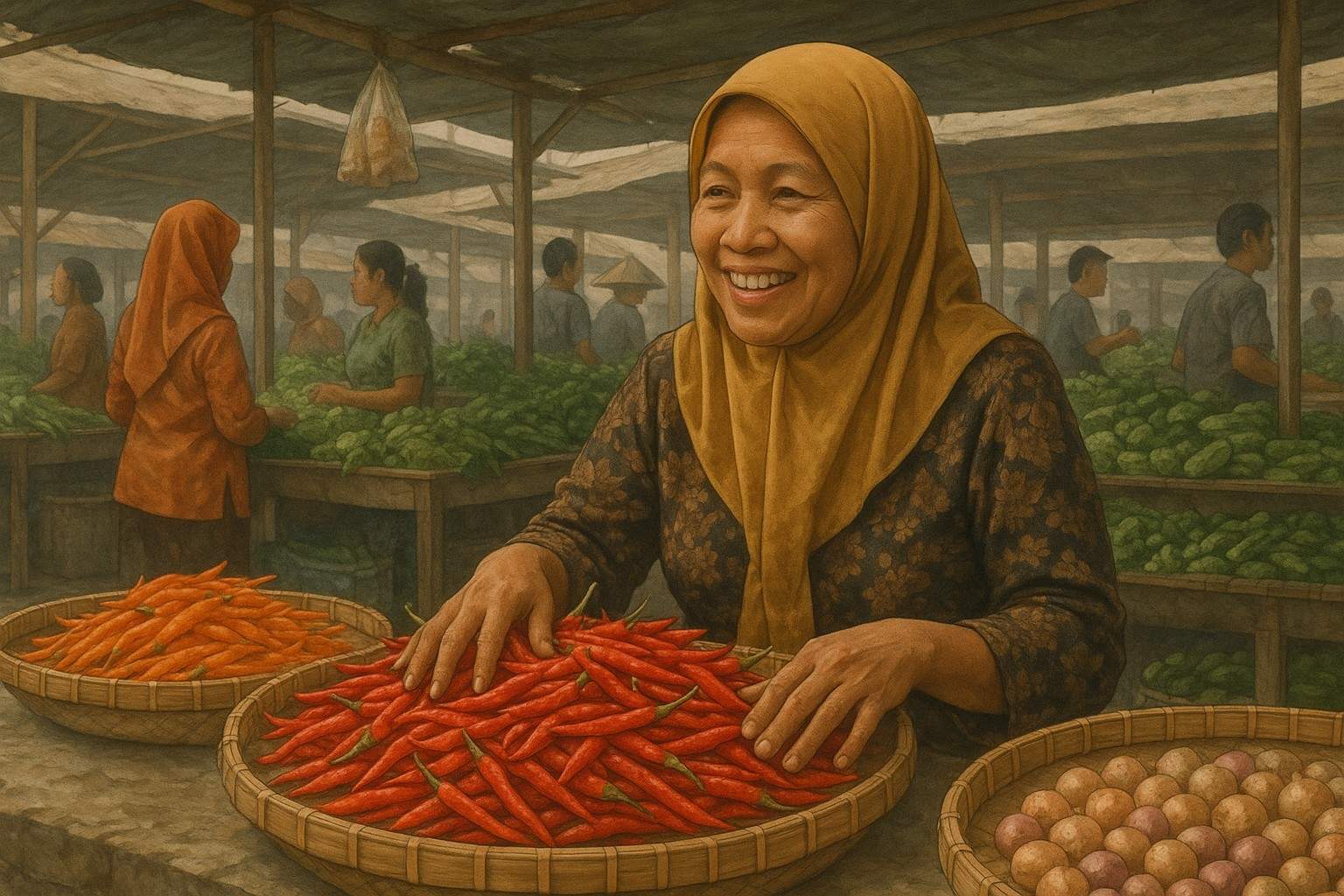 Harga Pangan Mulai Menunjukkan Penurunan: Cabai dan Bawang Merah Turun