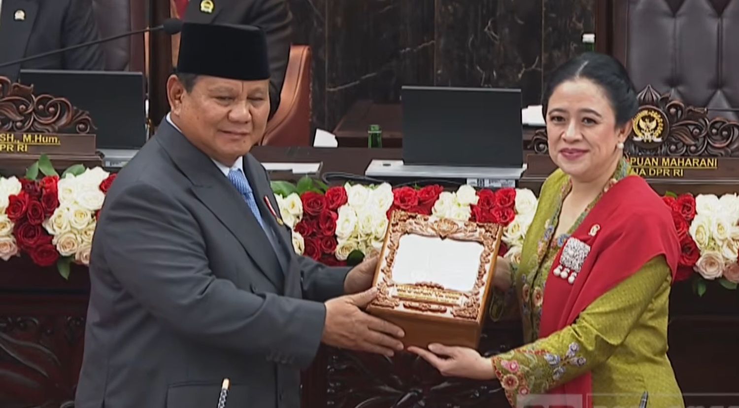 Elegansi Puan Maharani di Sidang Tahunan